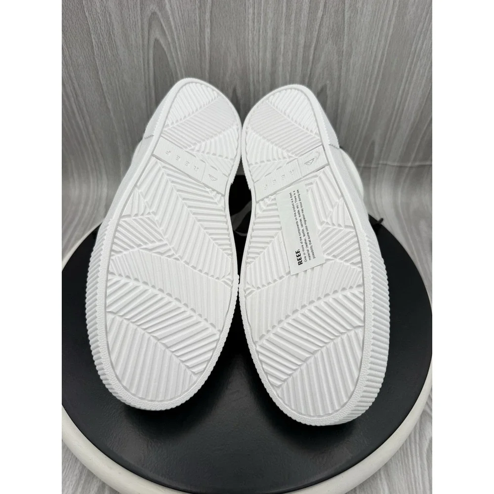 Reef Lay Day Seas Womens Size 7 Black White Platform Sneakers Casual Shoes NEW